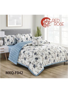 Buy Two-piece quilt set, summer mattress, with excellent compressed filling, consisting of 6 pieces / king size 220*240 in Saudi Arabia