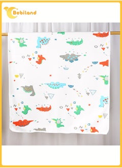 Buy 50×70cm Baby Waterproof Bed Pad with 100% Cotton Surface for Kids, Toddlers, Adults, Reusable and Washable Incontinence Underpads Mat for Pack n Play and Crib, Dinosaur in Saudi Arabia