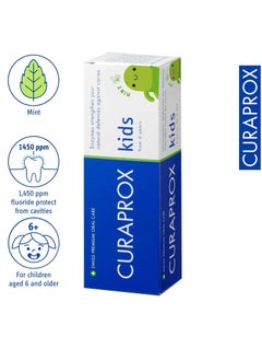 Buy Curaprox Toothpaste For Children Aged 6 Years And Above With Mint Flavour in Saudi Arabia