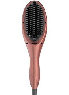 Buy S3 Straightening Brush Fast Heating 60 Watt Ionic Tec 230°C RB-S3-Rose Gold in Egypt