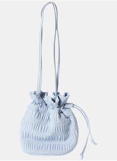 اشتري Shirred Shoulder Bucket Bag في مصر