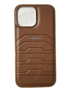 Buy Leather Case Back Cover for Apple iPhone 12 Pro Max - Brown in UAE