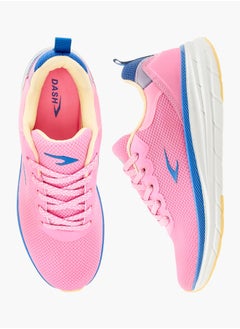 Buy Women Colourblock Sports Shoes with Lace-Up Closure in Saudi Arabia