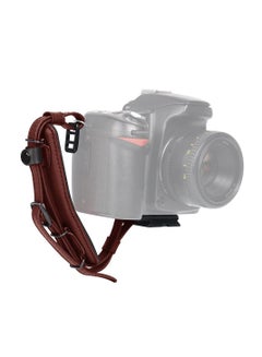 اشتري Universal Camera Wrist Hand Strap,Adjustable Leather Camera Hand Grip Strap,Photographers Camera Wristband for DSLR في الامارات