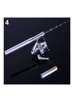 اشتري Telescopic Mini Pen Shape Portable Pocket Fish Spinning Rod Pole With Fishing Reel 20 x 10 20cm في الامارات