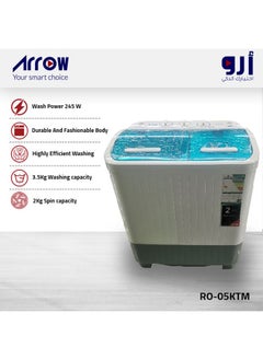 اشتري Twin Tub Semi Automatic Washing Machine في السعودية