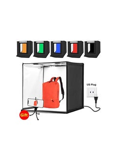 Buy Photo Studio Light Box, 24x24x24 Inches Portable Professional Shooting Light Tent, with 120 LED and 6 Removable Backdrop, Adjustable Brightness Photography Lighting Kit in Saudi Arabia