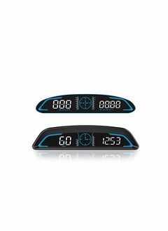 اشتري Digital GPS Speedometer Universal Heads Up Display for Car 5.5 inch Large LCD Display HUD with MPH Speed Fatigued Driving Alert Overspeed Alarm Trip Meter for All Vehicle في الامارات