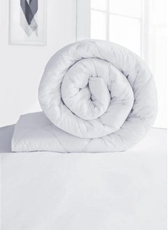 Buy Luxury King Duvet Comforter Cotton White 200x220cm in UAE