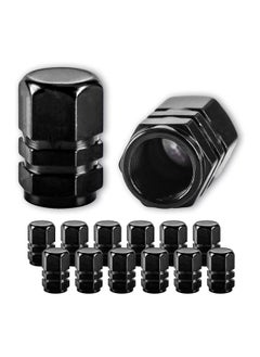 Buy Stem Caps Cover, SYOSI Car Tire Valve Caps, 12Pcs Air Universal for Cars, SUVs, Bike, Trucks and Motorcycles Black in UAE