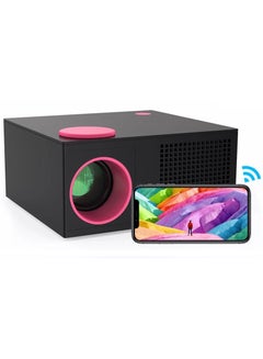 Buy WiFi Bluetooth Projector Native 720P Mini Portable Projector 100" Screen  and 3W Speaker Movie Projector for Home Outdoor in Saudi Arabia