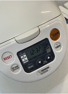 Buy Electronic Rice cooker/ warmer 1.8 ltr, Cool white in UAE