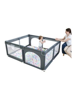 Buy Children's Play Fence Indoor Baby Learning Safe Fence Baby Crawling Playground in UAE