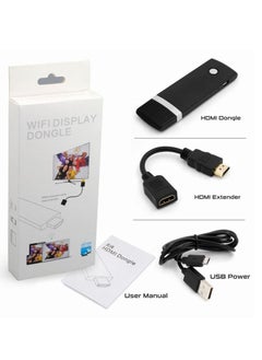 Buy WiFi Display Dongle Receiver Black in Saudi Arabia