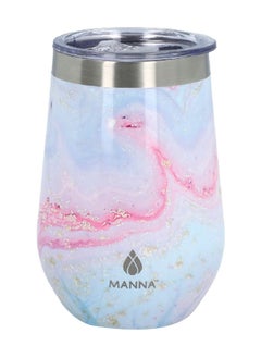 Buy Marble Design Double-Wall Insulated Stainless Steel Tumbler Multicolour 355 ml AC36526 in Saudi Arabia