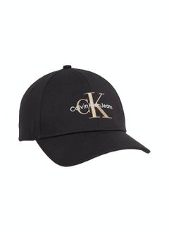 Buy Men's Twill Logo Cap -  organic cotton twill, Black in Saudi Arabia