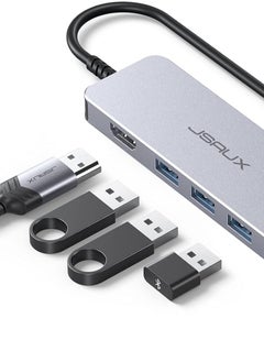 Buy JSAUX HB0501 USB-C 5 IN 1 MultiFunction USB C Adapter 100W PD Fast Charging in Egypt