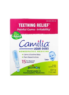 Buy Boiron Teething Relief 1 Months & Up 15 Pre-Measured Liquid Doses 034 fl oz (1 ml) Each in UAE