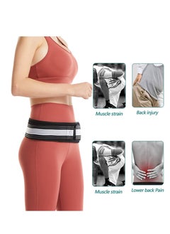 Buy Sacroiliac SI Joint Hip Belt Lower Back Support Brace Hip Braces for Hip Pain Alleviate Sciatic Anti-Slip Sacroiliac Belt Pilling-Resistant Pelvic Belt for Men Women in UAE