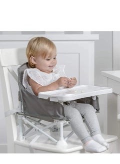 Buy Fordable Baby’s Dining Chair with Tray and Storage Bag in Saudi Arabia