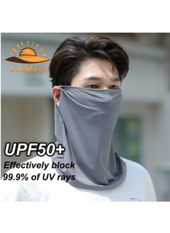 Buy Sun Protection Face Mask. Breathable Ice Silk Face Mask. Neck Cover Mask. 3 Colors are Available in UAE