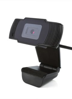 Buy A870 480P Fixed Focus USB Webcam Black in UAE