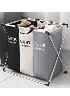 Buy Laundry Storage Basket Multicolour 60x60x39cm in Saudi Arabia