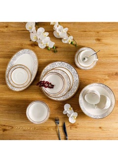 Buy Royal 32-Piece New Bone China Dinner Set -Serve 6 in UAE