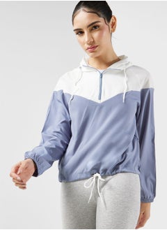 Buy Half Zip Colorblock Athletic Jacket in UAE