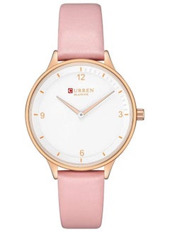 Buy Fashion Light Slim Quartz Watches Women Casual Clock Ladies Wrist Watch with Leather Strap Relogio Feminino C9039L in UAE