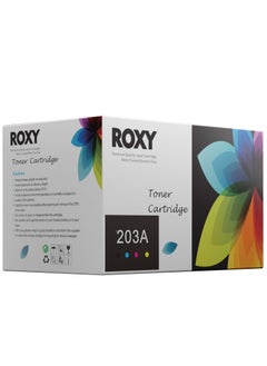 Buy HP203A HP203X Compatible toner Cartridges (SET) CF540A CF541A CF542A CF543A / For Color LaserJet Printer Pro MFP M254dw M254dnM254nw M280nw M281fdn M281fdw M281cdw (Black, Cyan, Magenta, yellow) in Saudi Arabia