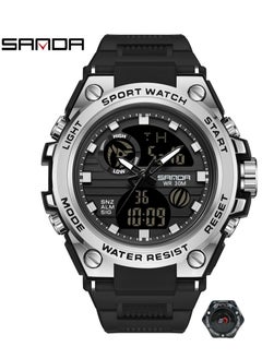 Buy Watches for Men Quartz Water Resistant Sports Watch 53mm 739 With Gift Box in Saudi Arabia