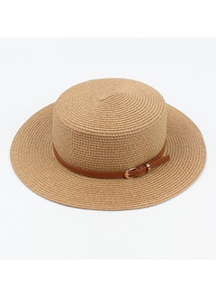 Buy New Fashion Casual Flat Top Sun Protection Hat in UAE