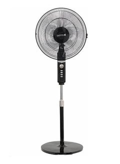 Buy Stand fan 3 speeds black 70 watts in Saudi Arabia