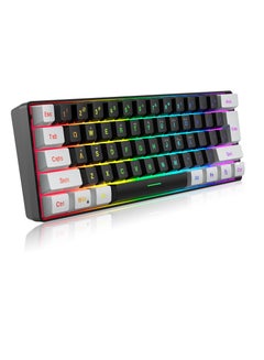 Buy Wired 61-Keys RGB Backlit Streamer Gaming Keyboard in UAE