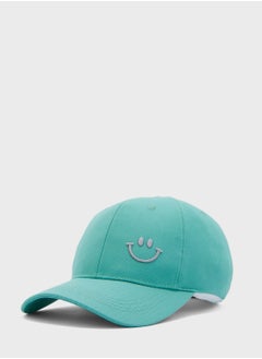 اشتري Smiley Emoji Curve Peak Cap في الامارات