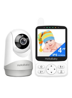 اشتري 4 Inches IPS Screen Video Monitor With 29 Hour Battery Life, 1000 Ft Long Rang, Auto Night Vision, 2 Way Audio, Temperature Display في الامارات