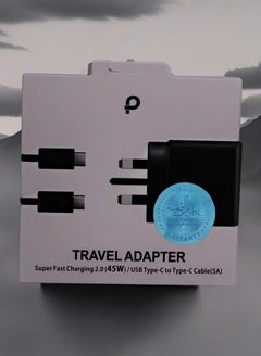 Buy Universal Power Hub Travel Anywhere with 45W Type C Port Adapter with Cable in Saudi Arabia