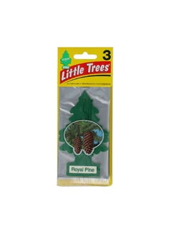 Buy 3-Piece Royal Pine Air Freshener Hang Card 24.384 x 1.238 x 12.192 cm U3S-32001 in Saudi Arabia