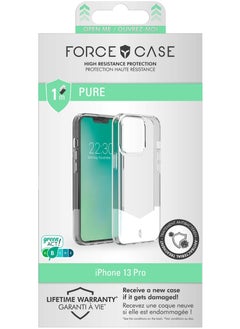 Buy Force Case iPhone 13 Pro Reinforced Case Lifetime Warranty Transparent in UAE