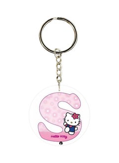 Buy Hello Kitty Letter S Printed Keychain in UAE