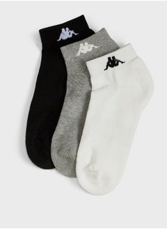 Buy 3 Pack Logo Crew Socks in Saudi Arabia