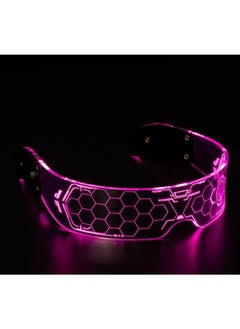 Buy LED Colourful Luminescent Bar Disco Party Science Fiction Glasses in UAE