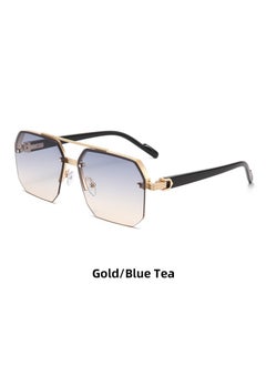 Buy Half Rim Aviator Sunglasses with Double Bridges in UAE