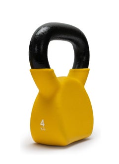 Buy Kettlebell of 4Kg (8.8LB) Includes 1 * 4Kg (8.8LB) | Material : Iron with Rubber Coat | Exercise, Fitness and Strength Training Weights at Home/Gym for Women and Men in UAE