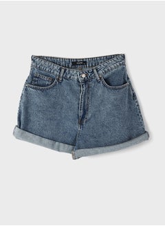 Buy WOVEN JEAN SHORTS-BERMUDA in Egypt