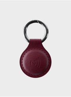 اشتري Tap NFC Keychain - Share Everything With A Tap - Handmade Natural Leather - Burgundy في مصر