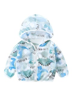 Buy Baby/Kids Print Hooded Sun Protection Jacket, Lightweight Breathable UV Protection in UAE