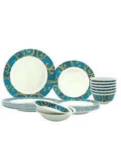 اشتري Melrich 20 pcs Melamine Dinnerware set Dinner sets Durable and Strong material for daily use في الامارات