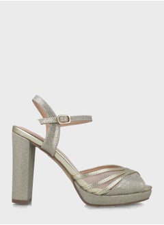 اشتري Peep Toe Ankle Strap High Heel Sandals في السعودية